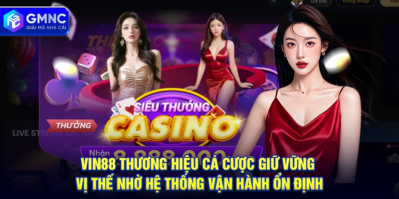 VIN88 thương hiệu cá cược giữ vững vị thế nhờ hệ thống vận hành ổn định